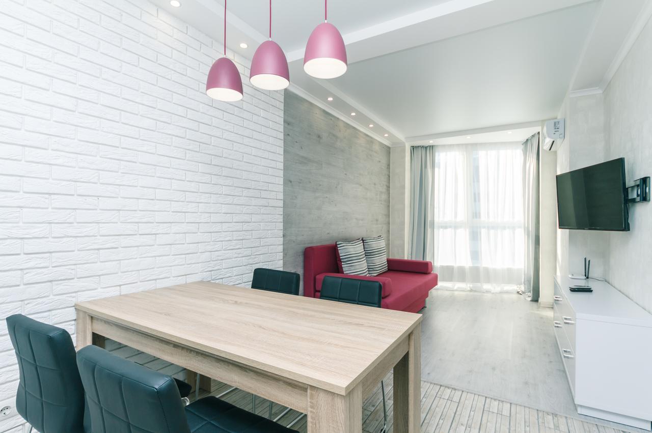 Flatrent Drahomanova 2A Apartment Kiev Luaran gambar